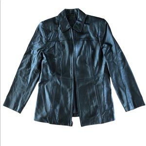 Valerie Stevens Leather Blazer